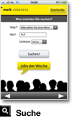 NWB Jobbörse App - Suche